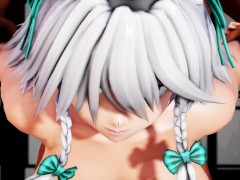 3D MMD Sakuya Takes a Prison Pounding From Behind - Killer Lady