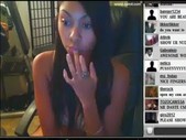 Black teen on webcam masturbating