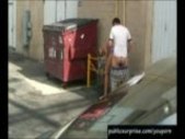 Outdoor Sex Behind A Trash Container