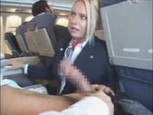 Stewardess sucking 