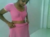 Inidan Pink saree lady